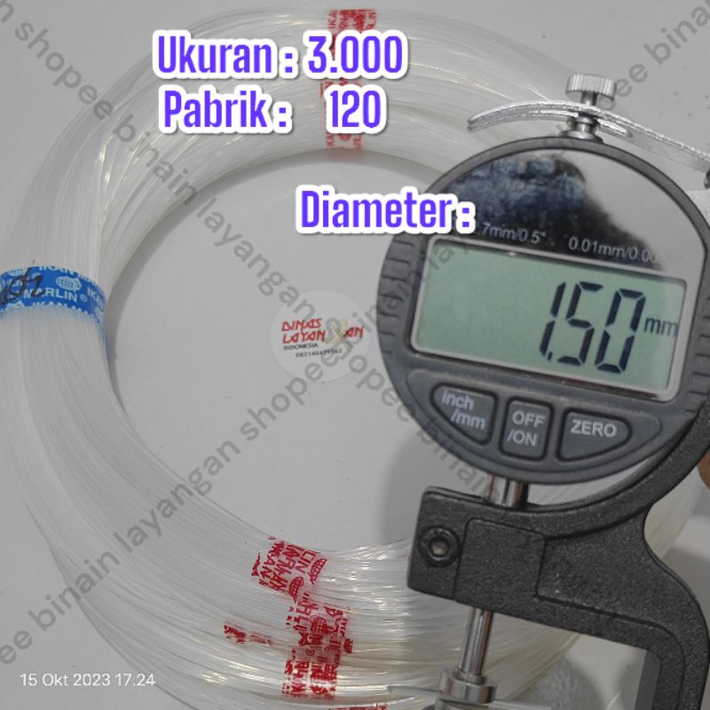 senar layangan ukuran 3000 senar pancing nelayan