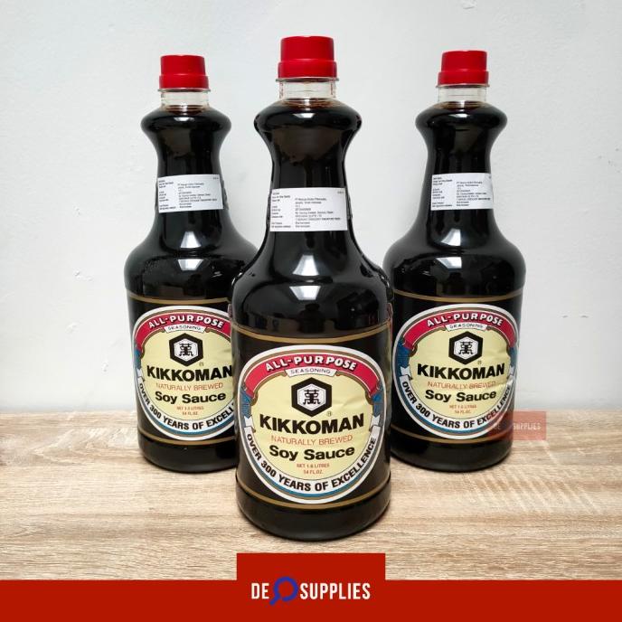 

Kikkoman Shoyu Premium Soy Sauce 1.6L - Kecap Asin Jepang Resto