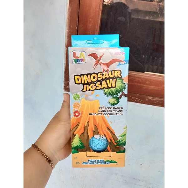 Puzle dino + toys sisa