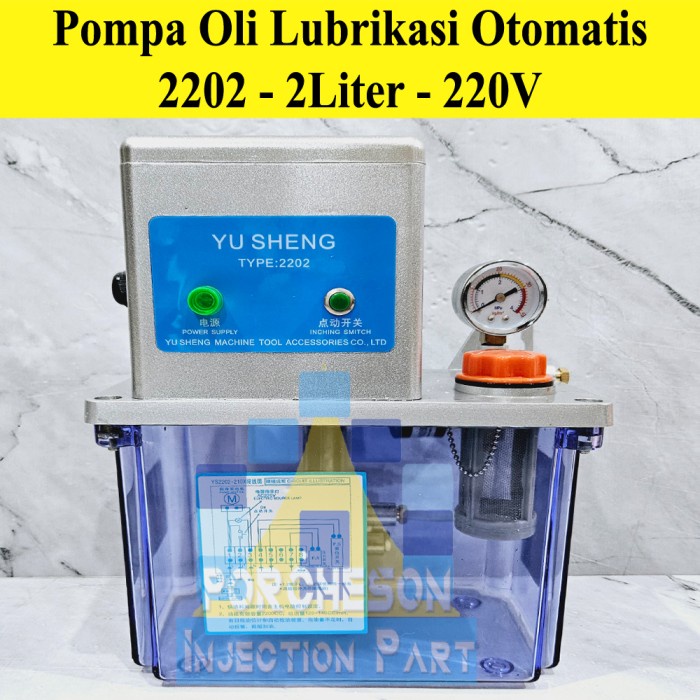 Ready Electric Auto Lubrication Pompa Oli Otomatis 2L / Pompa Alat Ukur