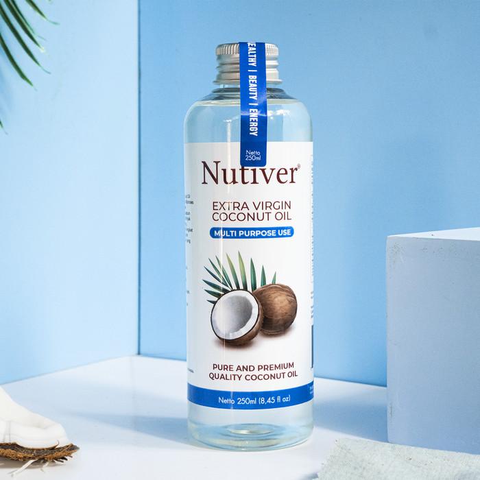 

NUTIVER PREMIUM VCO Virgin Coconut Oil 250ml Minyak Kelapa Murni Alami Best Seller