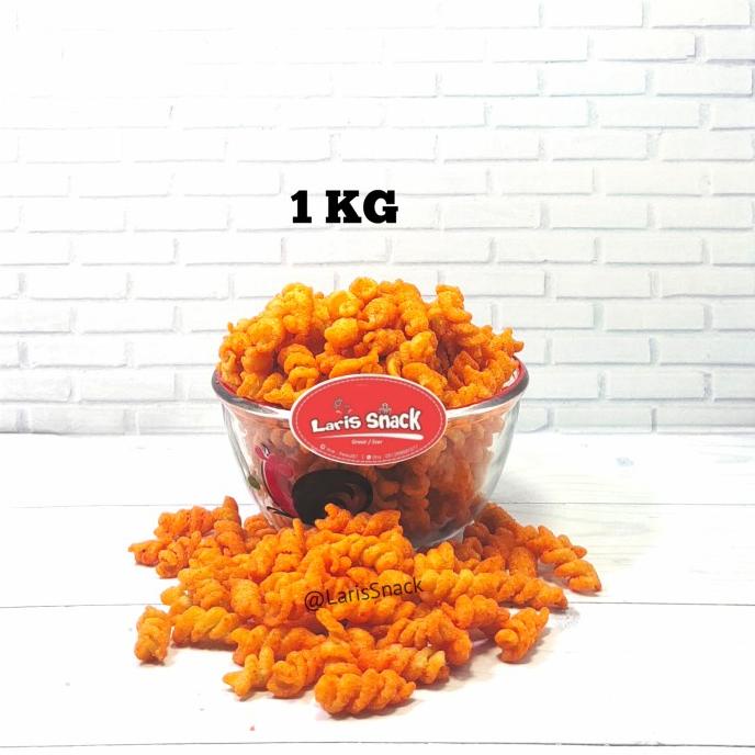 

Makaroni Ulir Rasa BBQ Gurih Renyah Snack Kiloan 1000gr