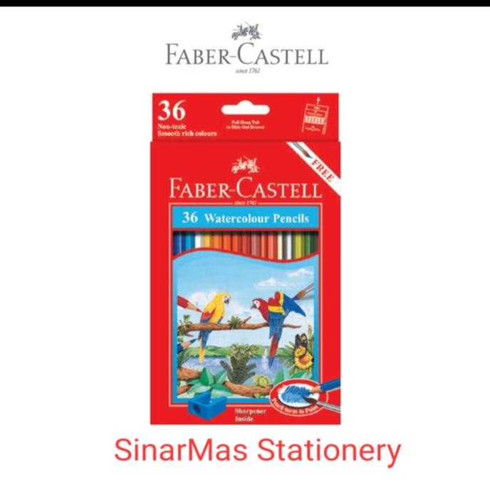 

Faber Castel 36 Water Colour Pensils.- Pensil Warna - Pensil Gambar 36