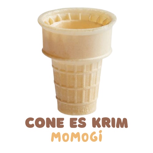 

cone es krim momogi kualitas bagus dan aman di konsumsi