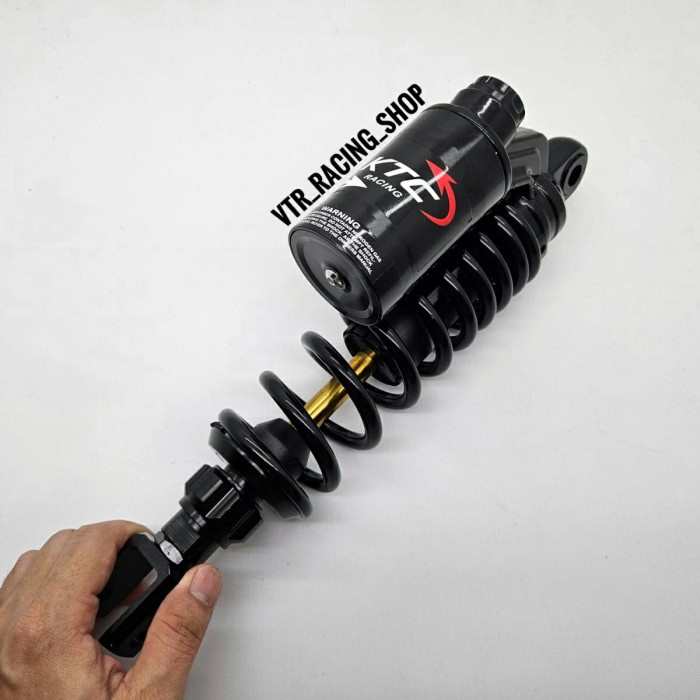Shock Matic Belakang Tabung Atas KTC Extreme Full Black As Gold best