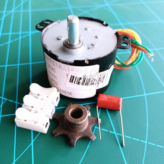 DELLAS motor gearbox 50ktyz 50 KTYZ 2rpm 3rpm 2.5rpm 220v syncronous motor