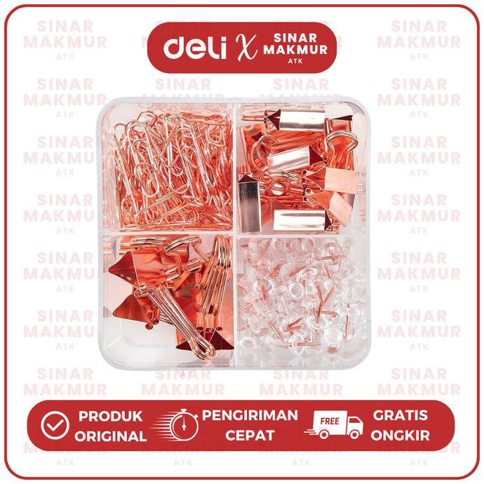 

Office Combination Paper Clip, Binder Clip & Push Pin DELI 78551 (SET)