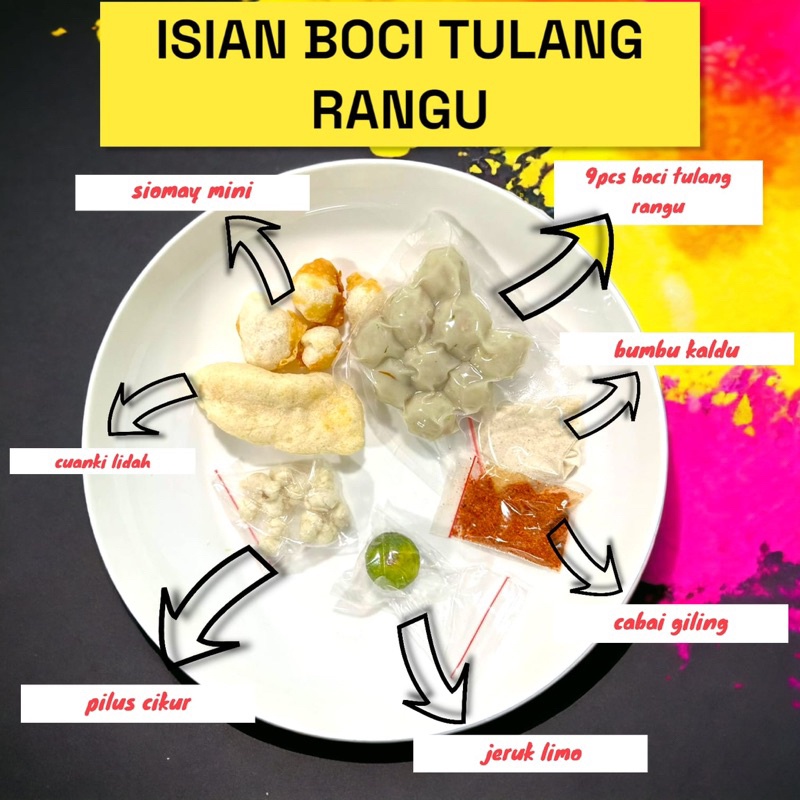 

Paket 7 Pcs Baso Aci Tulang Rangu