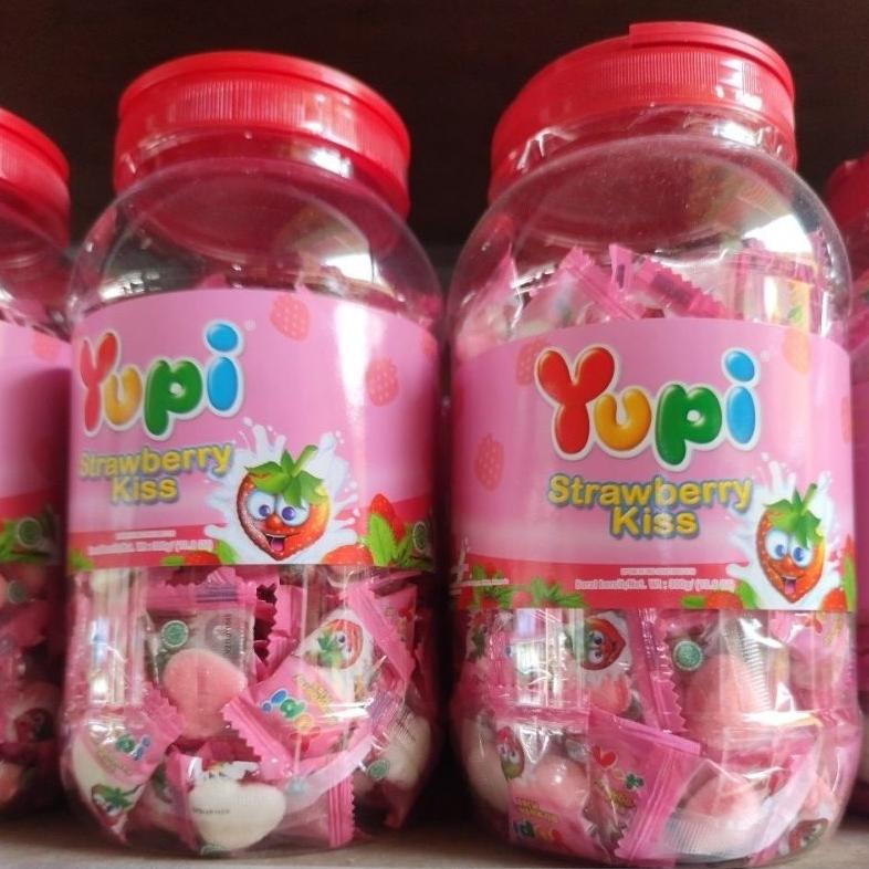 

Big Sale Permen Yupi Toples Strawberry Kiss Jar 300 Gr Kntnt49