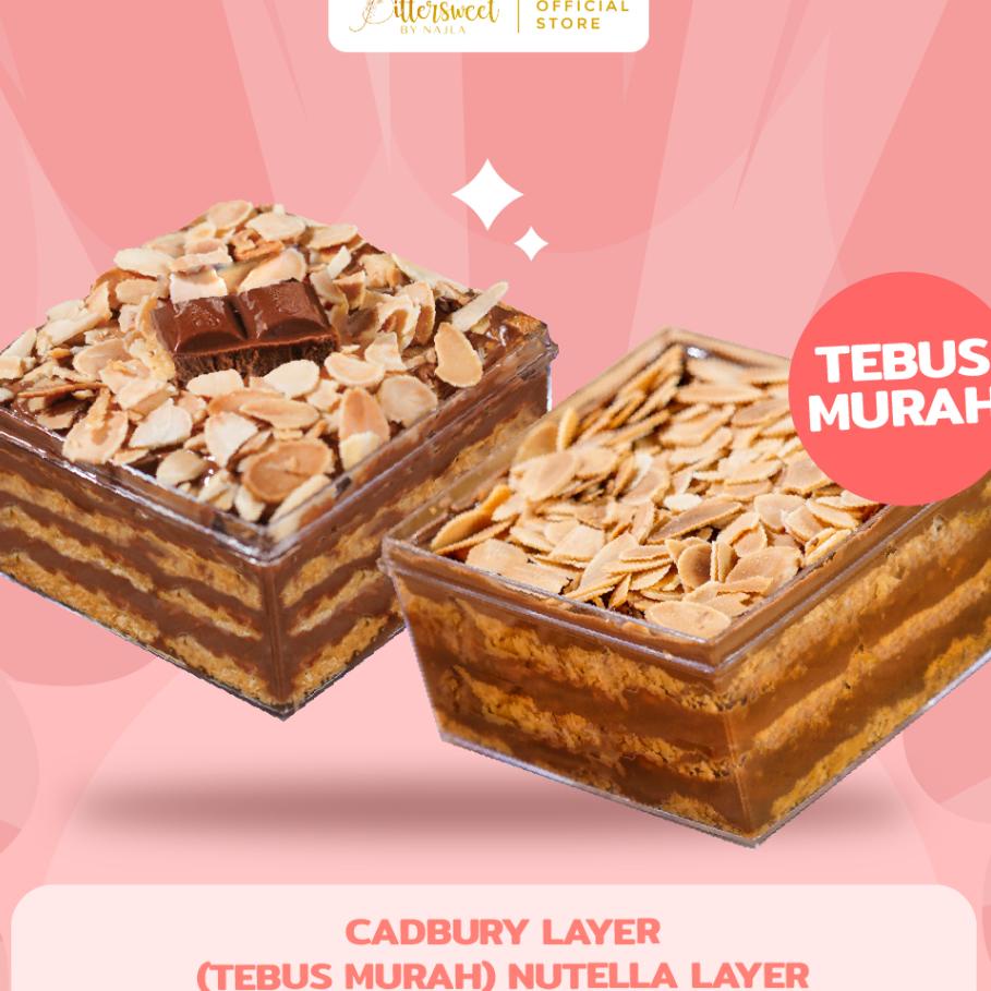 

Big Sale Bittersweet By Najla - Cadbury Layer & Nutella Layer Aplatm63