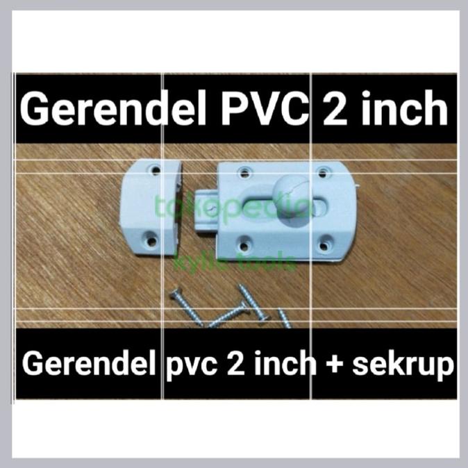 (:(:(:(] Grendel Plastik PVC Kunci Kamar Mandi Slot Pintu Plastik