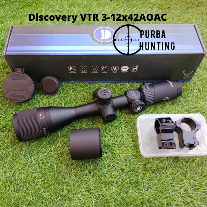 Promo Telescope Discovery Vtr 3-12X42Aoac - Discovery Vtr 3-12X42 Aoac Terbaru