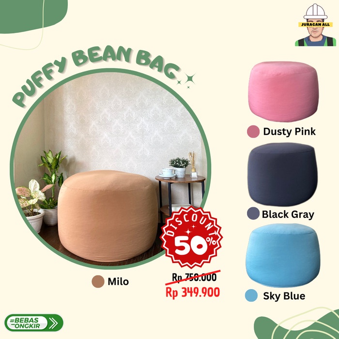 Bean Bag/Puffy Bean Bag/Bean Bag Plus Isi/Squishy Bean Bag-Milo
