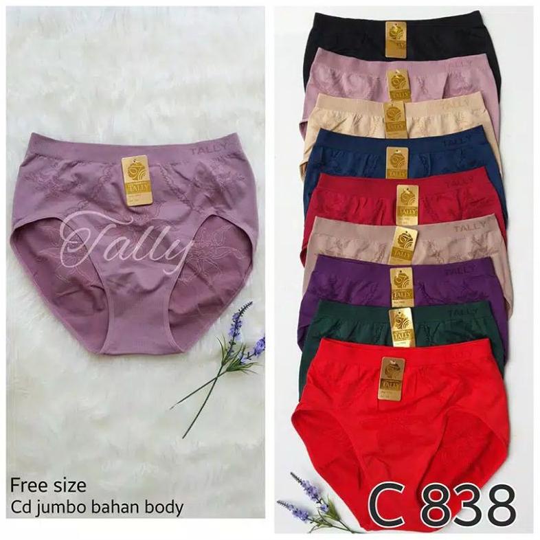 Celana Dalam Tally 838 Jumbo Bahan Rajut CD Wanita Tally UW-283