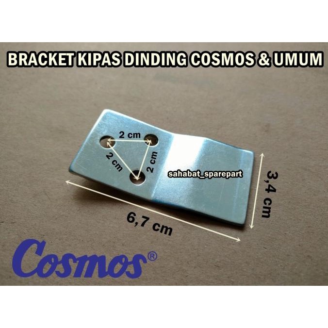 /////] BRACKET PENAHAN DUDUKAN KIPAS DINDING COSMOS