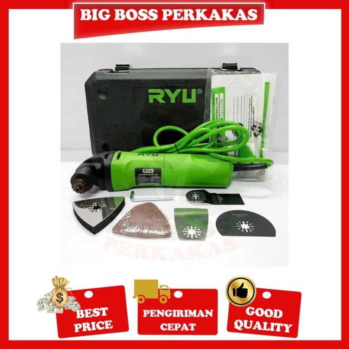 Terlaris Tekiro Ryu Mesin Multi Cutter Set 6Pcs Rmt 6- Multi Oskilasi Tools Ryu