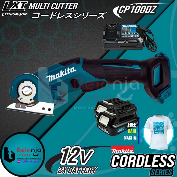 Terlaris Makita Multi Cutter Cordless Cp100Dz Pemotong Kertas Full Set Cp 100 Z