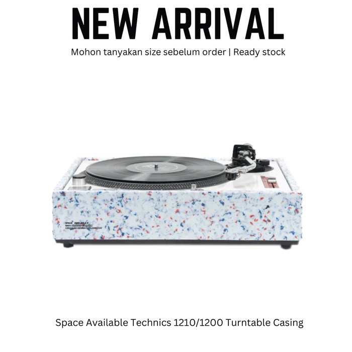 Space Available Technics 1210/1200 Turntable Casing Vinyl Player