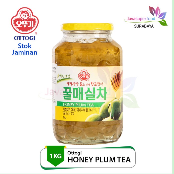 

OTTOGI HONEY PLUM TEA 1kg - MINUMAN DENGAN RASA BUAH PLUM + MADU