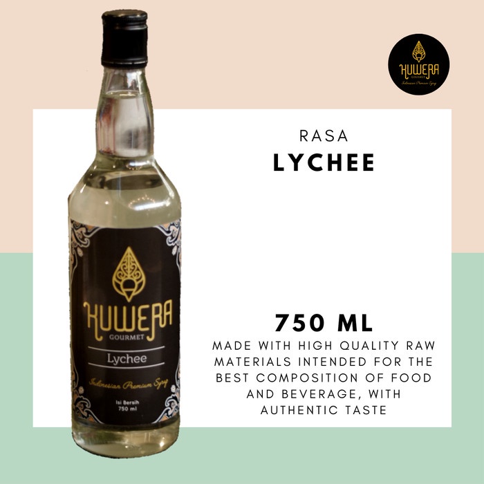 

Sirup Lychee I Kuwera Syrup I 750ml