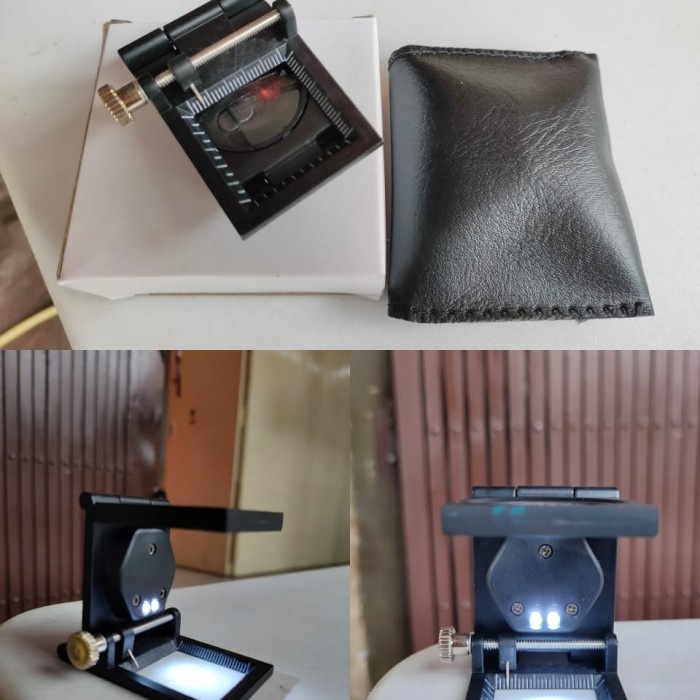 

Kaca Pembesar Besi Lup Kain Jarum Ada Lampu Nya