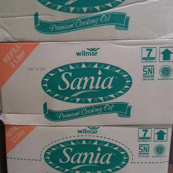 MINYAK GORENG SANIA 2 LITER 1 DUS