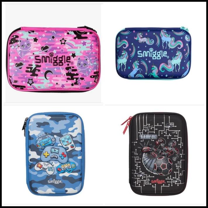 

DISKON PENCIL CASE HARD TOP SMIGGLE GAME ON, KITTY, UNICORN/ TEMPAT PENSIL !!!!!