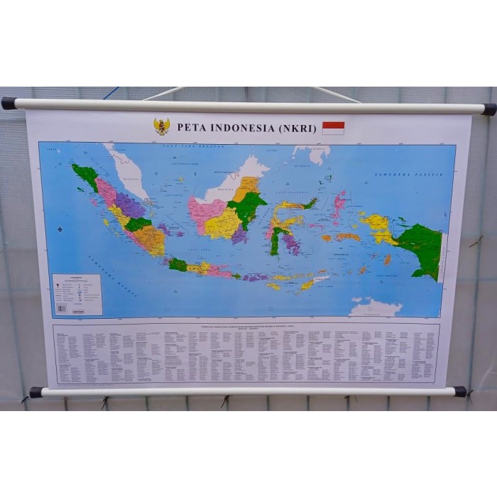 

NEW Peta Indonesia ukuran 102 x 72 cm peta Dinding