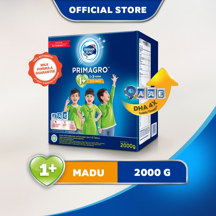 

Frisian Flag Primagro 1+ Madu 2000G Susu Pertumbuhan Anak