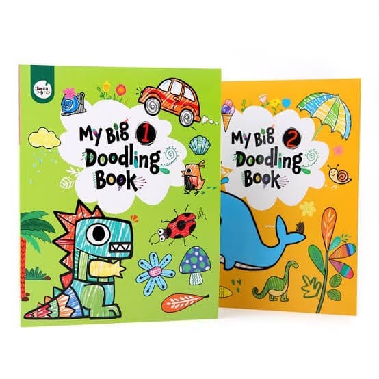 

Joan Miro My Big Doodling Book 1 buku sketsa mewarnai buku impor anak