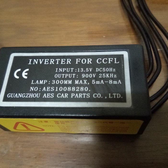 Cod - Inverter Ccfl Neon Dual - Inverter Ccfl Lamp Angle Eyes Kode 039