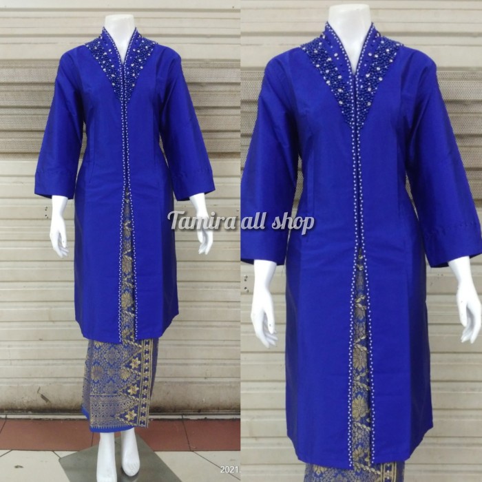 SET KEBAYA TAFFETA MODERN// PAYET MUTIARA..