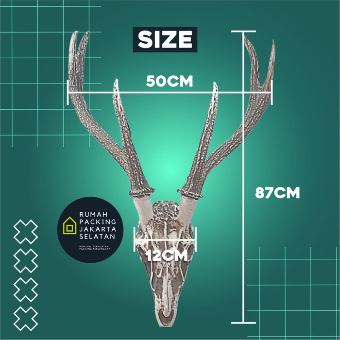 Tracy Pajangan Tanduk Rusa / Tanduk Rusa / Pajangan Tanduk Rusa Bahan Fiber
