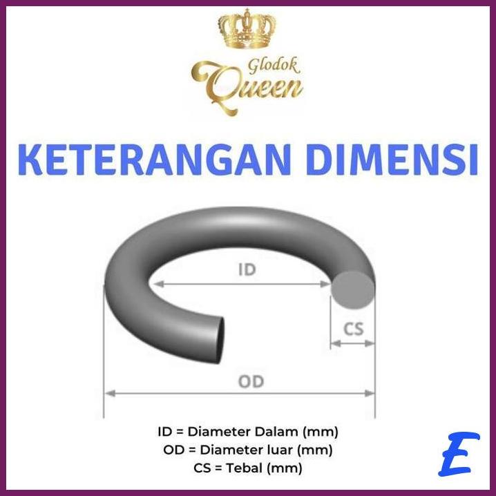 

O-RING ORING STANDARD METRIC NBR70 1.5X12 CS 1.5 X ID 12 MM | ENGN
