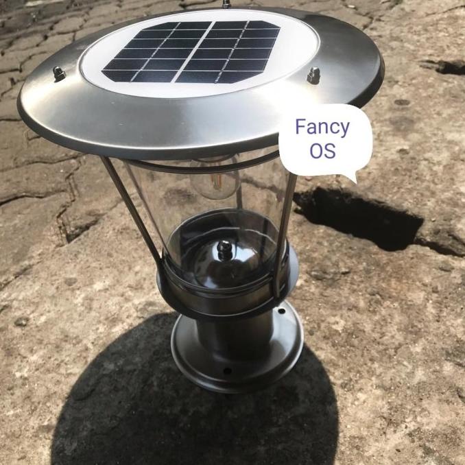 Lampu Taman Lentera Solar Petromak Solar Obor Solar Panel Led