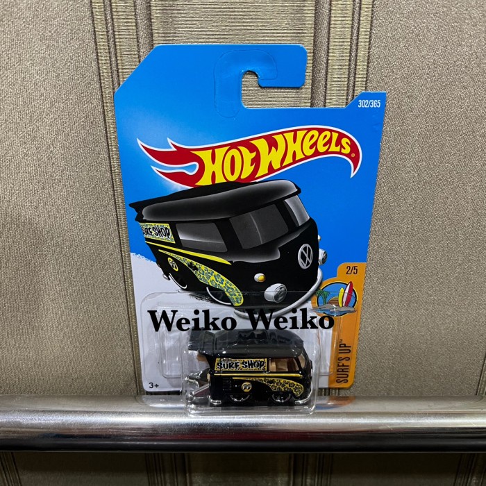 DISKON SPESIAL HOTWHEELS KOOL KOMBI MOONEYES SURF SHOP HITAM TERMURAH