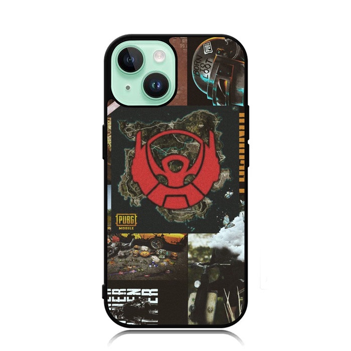 Casing Case Custom iPhone 15 Plus Pro Max Bigetron Red Aliens Retro Logo AE0434 Esport Edition Case