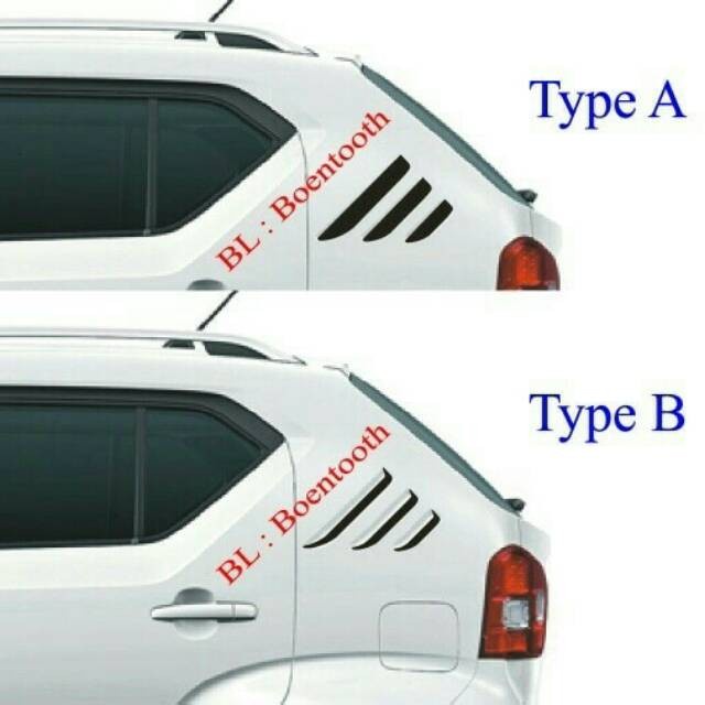 Ready Termurah Decal stiker sirip adidas suzuki Ignis