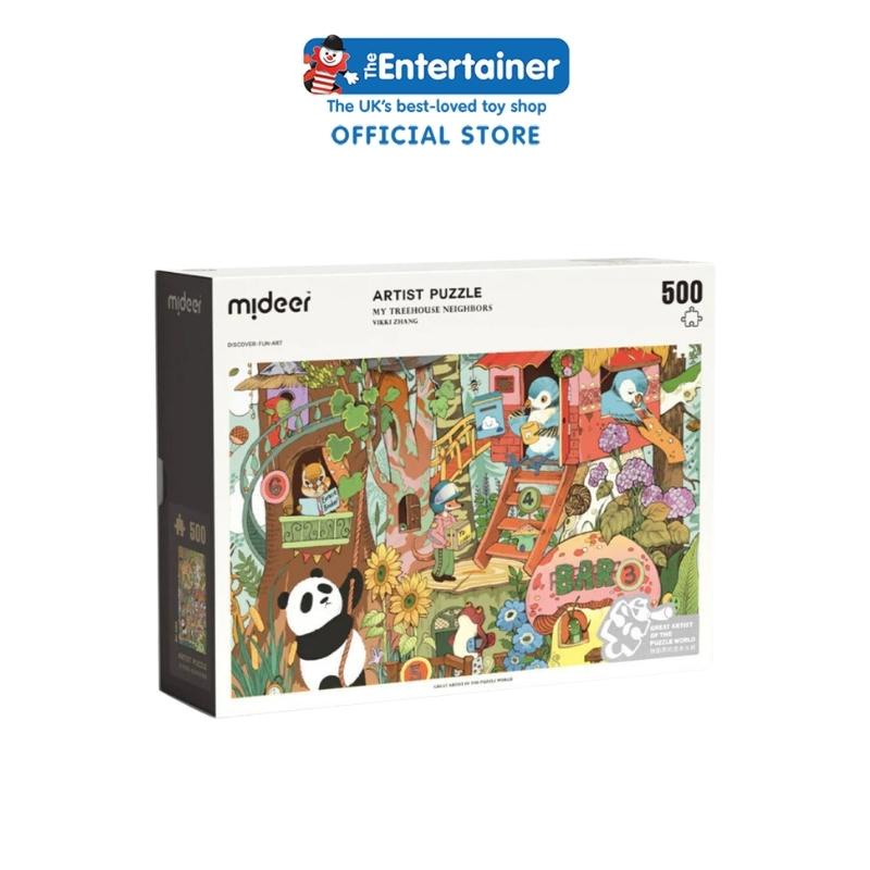 Mideer My Treehouse Neighbors - Mainan Edukasi Puzzle Hewan Anak