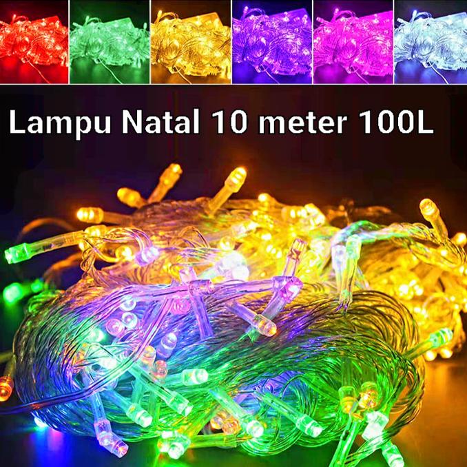 

New Lampu Natal Led 10M 100L Dekorasi Lampu Hiasan Natal Murah Grosir Sale Original