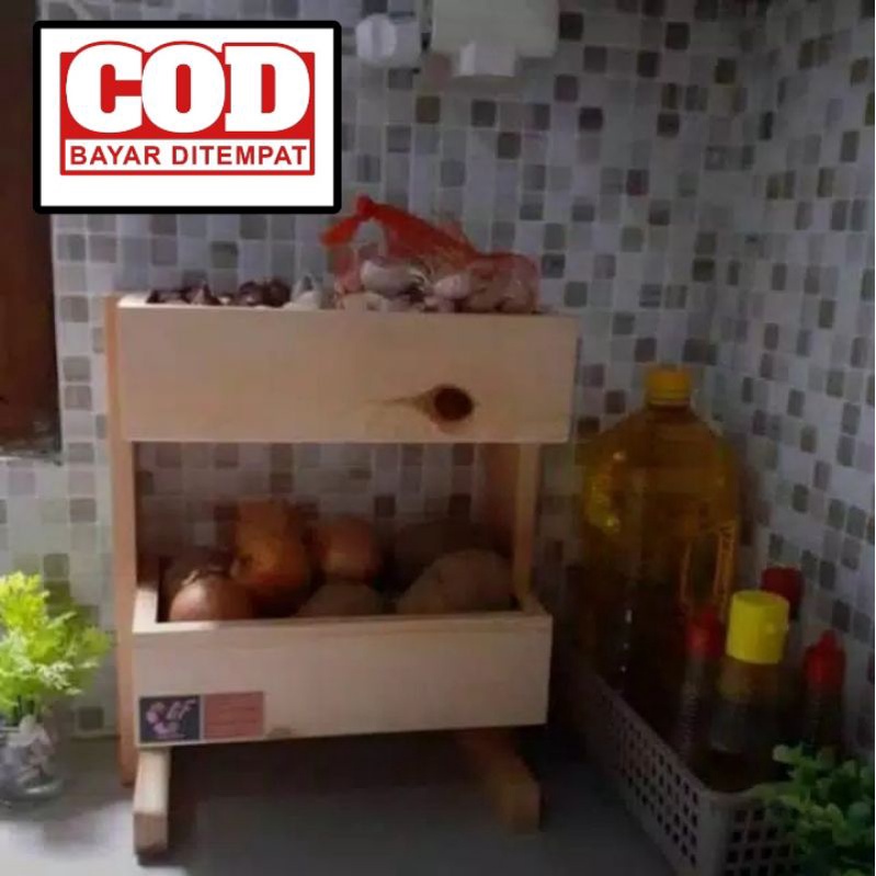 TERMURAH rak bumbu kayu / rak bumbu dinding / rak bumbu kayu tempel dinding