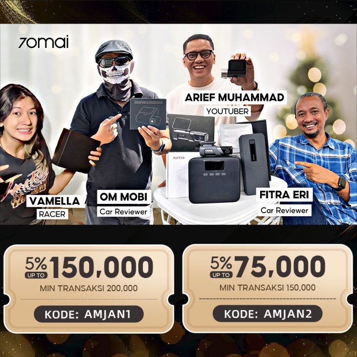 Promo 70Mai Air Compressor Eco Tp04 Portable Air Pompa 70Mai Car Air Pump