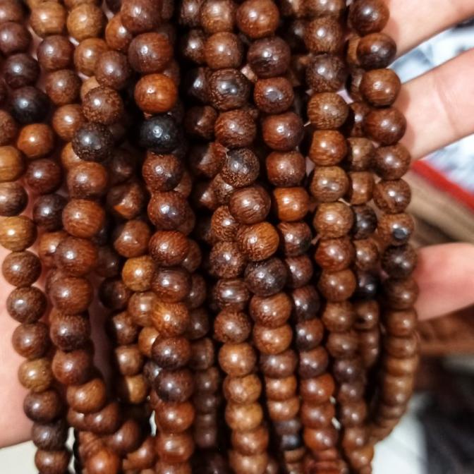 Tasbih Kayu Ulin Manang Timbul Asli Kalimantan Kualitas Bagus