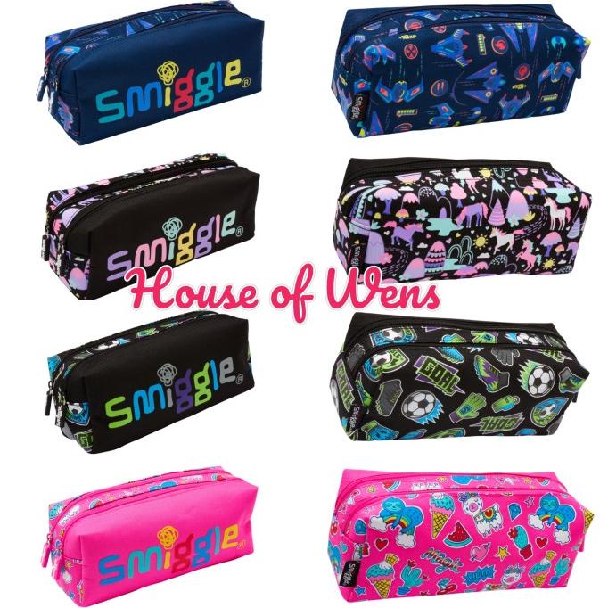 

Smiggle Vibin Twin Zip Pencil Case Original - Tempat Pensil Smiggle Limited Edition