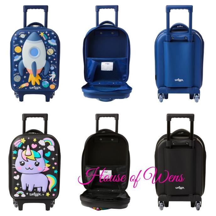 Big Sale Smiggle Sky Hi Hardtop Trolley Bag Original - Tas Dorong Sekolah Original