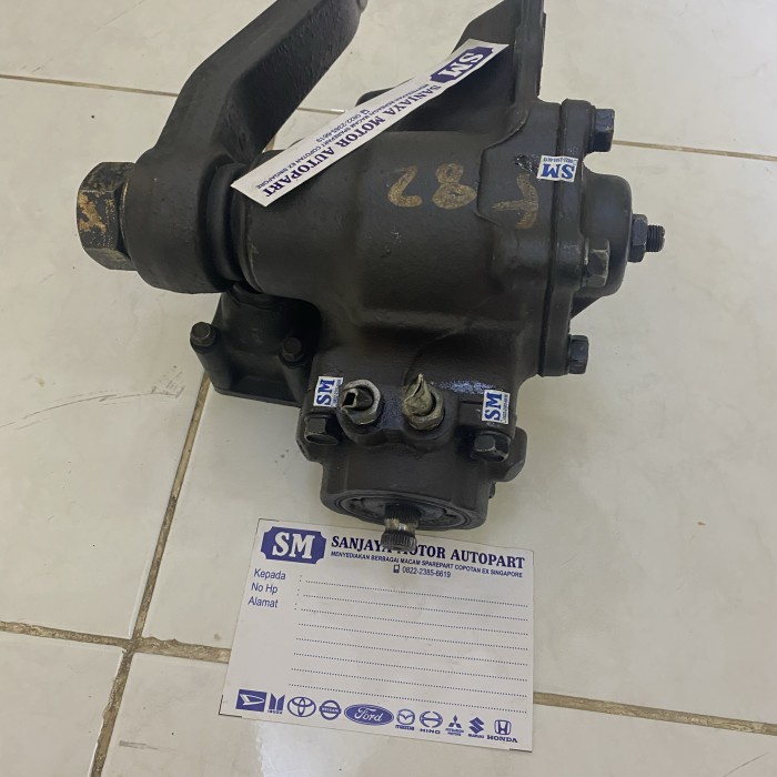 power steering gear box worm steering mitsubishi canter 125 ps 125ps terbaik