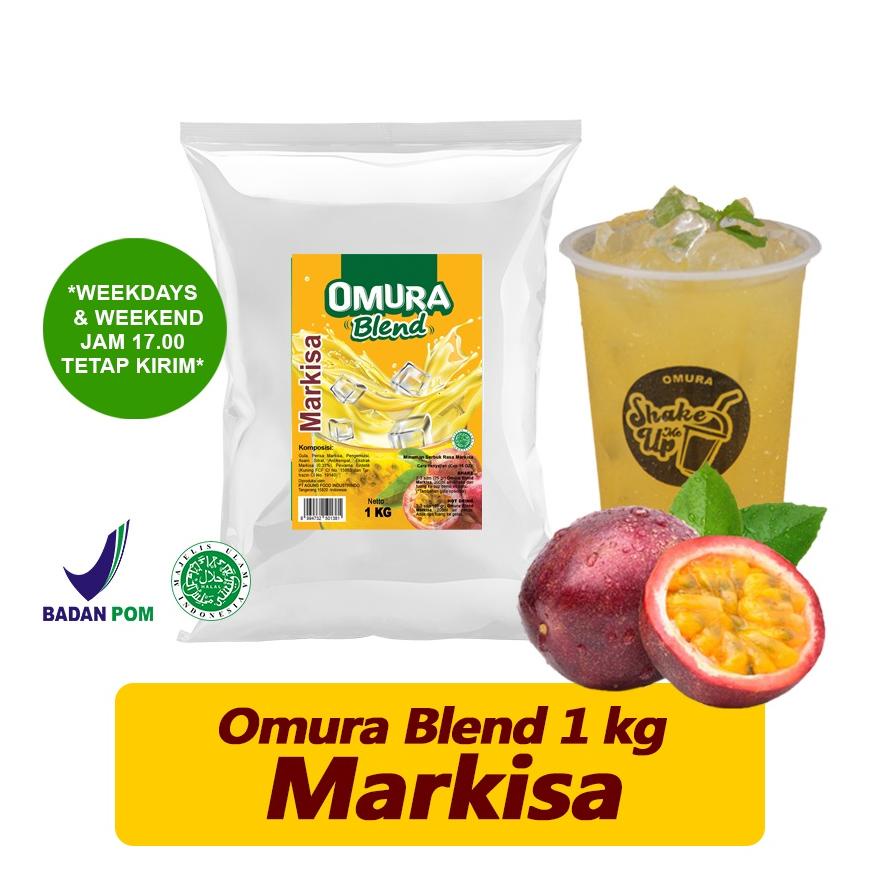 

Recomend OMURA Blend Bubuk Minuman Rasa Markisa Powder Drink 1 Kg Omura Powder .,