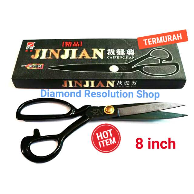

Cod Gunting Kain / Gunting Bahan 8"/8 Inch Merek Jinjian