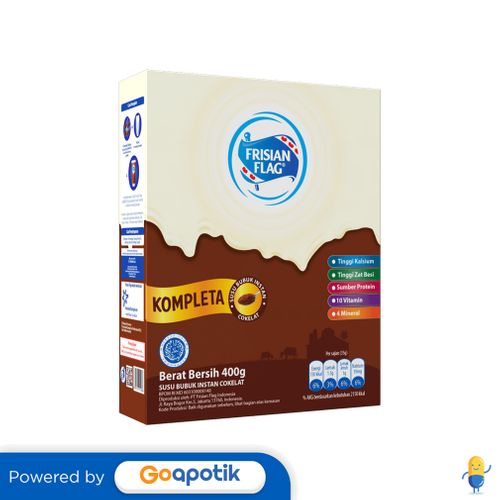 

FRISIAN FLAG KOMPLETA RASA COKELAT 400 GRAM BOX