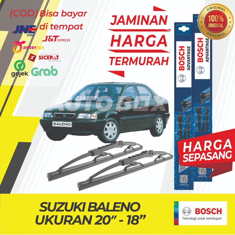 Wiper Suzuki Baleno Bosch Depan Sepasang